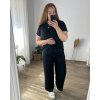 Souprava tunika a kalhoty dlouhé dámská nadrozměr (L/XL ONE SIZE) ITALSKÁ MÓDA IMWBS24231/DR