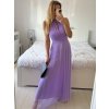 Šaty společenské elegantní bez rukávu dámské (S/M ONE SIZE) ITALSKÁ MÓDA IMPSH223590/DR (Velikost S/M/L, Barva zelená smaragdová)