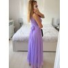 Šaty společenské elegantní bez rukávu dámské (S/M ONE SIZE) ITALSKÁ MÓDA IMPSH223590/DR (Velikost S/M/L, Barva zelená smaragdová)