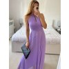 Šaty společenské elegantní bez rukávu dámské (S/M ONE SIZE) ITALSKÁ MÓDA IMPSH223590/DR (Velikost S/M/L, Barva zelená smaragdová)