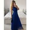 Šaty společenské elegantní bez rukávu dámské (S/M ONE SIZE) ITALSKÁ MÓDA IMPSH223590/DR (Velikost S/M/L, Barva zelená smaragdová)