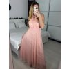 Šaty společenské elegantní bez rukávu dámské (S/M ONE SIZE) ITALSKÁ MÓDA IMPSH223590/DR (Velikost S/M/L, Barva zelená smaragdová)