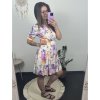 Šaty košilové letní krátký rukáv dámské (S/M ONE SIZE) ITALSKÁ MÓDA IMWGB24015