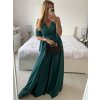 Šaty dlouhé elegantní společenské bez rukávu dámské (S/M ONE SIZE) ITALSKÁ MÓDA IMPBB2480872bl/DU (Velikost S/M/L, Barva růžová starorůžová)