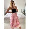 Sukně středně krátká dámská (S/M ONE SIZE) ITALSKÁ MÓDA IMM24M3154F/DU (Velikost S/M/L, Barva modrá)