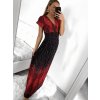 Šaty letní icecool s rukávem dámské (M/L, XL/2XL) AINUOSI  ITALSKÁ MODA IMB249968/DUR (Velikost M/L, Barva červená)