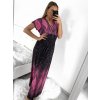 Šaty letní icecool s rukávem dámské (M/L, XL/2XL) AINUOSI  ITALSKÁ MODA IMB249968/DUR (Velikost M/L, Barva červená)