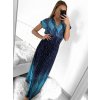 Šaty letní icecool s rukávem dámské (M/L, XL/2XL) AINUOSI  ITALSKÁ MODA IMB249968/DUR (Velikost M/L, Barva červená)