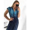 Šaty letní icecool s rukávem dámské (M/L, XL/2XL) AINUOSI  ITALSKÁ MODA IMB249968/DUR (Velikost M/L, Barva červená)