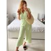 Overal dlouhý krátký rukáv dámský (S/M/L ONE SIZE) ITALSKÁ MÓDA IM324128/DU (Velikost S/M/L, Barva béžová)