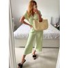 Overal dlouhý krátký rukáv dámský (S/M/L ONE SIZE) ITALSKÁ MÓDA IM324128/DU (Velikost S/M/L, Barva béžová)