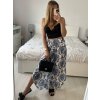 Kalhoty harémky letní dlouhé dámské Esme (S/M ONE SIZE) ITALSKÁ MÓDA IMM239535UNVZ-1/DU (Velikost S/M/L, Barva modrá)