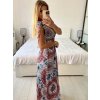 Šaty letní icecool bez rukávu dámské (M/L, XL/2XL) AINUOSI  ITALSKÁ MODA IMB249079/DUR (Velikost M/L, Barva červená)