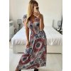 Šaty letní icecool bez rukávu dámské (M/L, XL/2XL) AINUOSI  ITALSKÁ MODA IMB249079/DUR (Velikost M/L, Barva červená)