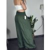 Kalhoty letní oversize dlouhé dámské (S/M/L ONE SIZE) ITALSKÁ MÓDA IMWBH24097/DU (Velikost M/L, Barva bílá)