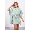 Bat šaty Oversize powder pink (Velikost ONE SIZE, Barva fialová)