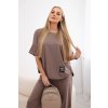 Sada bavlněná halenka + černé kalhoty (Velikost 0, Barva 0)