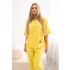 Sada bavlněná halenka + černé kalhoty (Velikost 0, Barva 0)