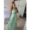 Šaty dlouhé elegantní bez rukávu dámské (S/M/L ONE SIZE) ITALSKÁ MÓDA IMWCN24065/DUR (Velikost M/L, Barva světle modrá)