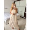 Šaty dlouhé elegantní bez rukávu dámské (S/M/L ONE SIZE) ITALSKÁ MÓDA IMWCN24065/DUR (Velikost M/L, Barva světle modrá)