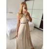Šaty dlouhé elegantní bez rukávu dámské (S/M/L ONE SIZE) ITALSKÁ MÓDA IMWCN24065/DUR (Velikost M/L, Barva světle modrá)