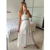 Šaty dlouhé elegantní bez rukávu dámské (S/M/L ONE SIZE) ITALSKÁ MÓDA IMWCN24065/DUR (Velikost M/L, Barva světle modrá)