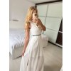 Šaty dlouhé elegantní bez rukávu dámské (S/M/L ONE SIZE) ITALSKÁ MÓDA IMWCN24065/DUR (Velikost M/L, Barva světle modrá)
