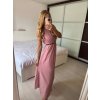 Šaty dlouhé elegantní bez rukávu dámské (S/M/L ONE SIZE) ITALSKÁ MÓDA IMWCN24065/DUR (Velikost M/L, Barva světle modrá)