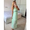 Šaty dlouhé elegantní bez rukávu dámské (S/M/L ONE SIZE) ITALSKÁ MÓDA IMWCN24065/DUR (Velikost M/L, Barva světle modrá)
