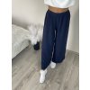 Kalhoty letní oversize dámské (S/M ONE SIZE) ITALSKÁ MODA IM424441/DUR (Velikost S/M/L, Barva Černá)