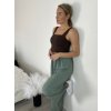 Kalhoty letní oversize dámské (S/M ONE SIZE) ITALSKÁ MODA IM424441/DUR (Velikost S/M/L, Barva Černá)