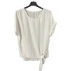Tunika halenka krátký rukáv dámská (M/L ONE SIZE) ITALSKÁ MÓDA IMD21190/DR