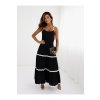 Šaty dlouhé elegantní letní na ramínka dámské (XS/S ONE SIZE) POLSKÁ MÓDA IMLAZ2457268/DU (Velikost S/M/L, Barva bílá)