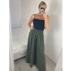 Kalhoty letní oversize dámské (S/M/L/XL/2XL ONE SIZE) ITALSKÁ MODA IM424445/DR (Velikost XL/2XL, Barva Černá)