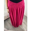 Kalhoty letní oversize dámské (S/M/L/XL/2XL ONE SIZE) ITALSKÁ MODA IM424445/DR (Velikost XL/2XL, Barva Černá)
