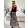 Sukně dlouhá dámská (S/M/L ONE SIZE) ITALSKÁ MÓDA IMM24M279-1/DU (Velikost S/M/L, Barva Černo-bílá)