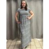 Šaty carmen žabičkované letní krátký rukáv dámské (M/L, XL/2XL ONE SIZE)  IMB24B212/DUR (Velikost M/L, Barva bílá)