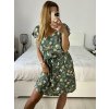 Šaty letní krátké bez rukávu dámské (M/L, XL/2XL., 2XL/3XL)  IMB24M8-2212/DUR (Velikost 3XL/4XL, Barva bílá)