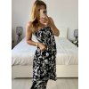 Šaty alá sukně žabičkované letní  dámské (M/L, XL/2XL ONE SIZE)  IMB24191/DUR (Velikost M/L, Barva bílá)
