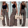 Kalhoty dlouhé letní dámské (S/M/L ONE SIZE) ITALSKÁ MÓDA IMWGS24540/DUR