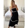 Šaty dlouhé elegantní na ramínka dámské (S/M ONE SIZE) ITALSKÁ MÓDA IMPES2480060/DUR