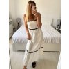 Šaty dlouhé elegantní na ramínka dámské (S/M ONE SIZE) ITALSKÁ MÓDA IMPES2480060/DUR