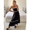 Šaty dlouhé elegantní na ramínka dámské (S/M ONE SIZE) ITALSKÁ MÓDA IMPES2480060/DUR