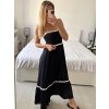 Šaty dlouhé elegantní na ramínka dámské (S/M ONE SIZE) ITALSKÁ MÓDA IMPES2480060/DUR