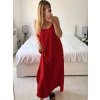 Šaty dlouhé elegantní na ramínka dámské (38/40 ONE SIZE) ITALSKÁ MÓDA IMPES24LONG/DU