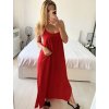 Šaty dlouhé elegantní na ramínka dámské (38/40 ONE SIZE) ITALSKÁ MÓDA IMPES24LONG/DU