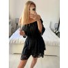 Overal krátký krajkový boho 3/4 dlouhý rukáv dámský (S/M/L ONE SIZE) ITALSKÁ MÓDA IMWGS24127/DU (Velikost S/M/L, Barva bílá)