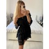Overal krátký krajkový boho 3/4 dlouhý rukáv dámský (S/M/L ONE SIZE) ITALSKÁ MÓDA IMWGS24127/DU (Velikost S/M/L, Barva bílá)