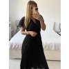 Šaty letní šifonové krátky rukáv dámske (S/M/L ONE SIZE) TALIANSKA MóDA IM424462/DU