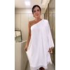 Šaty letní elegantní na jedno rameno dámské (S/M ONE SIZE) ITALSKÁ MÓDA IMPGM2420043/DUR